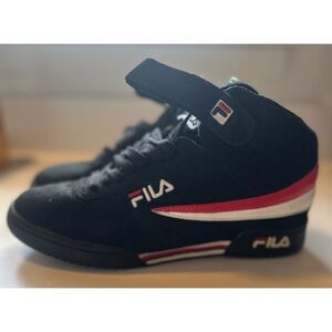 Boys Retro Fila Mid Suede Leather Mid High Top Casual Athletic Shoe Youth Size 7
